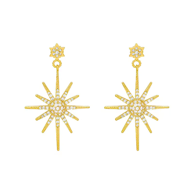 Dangle Earrings New Star. Queen D LA