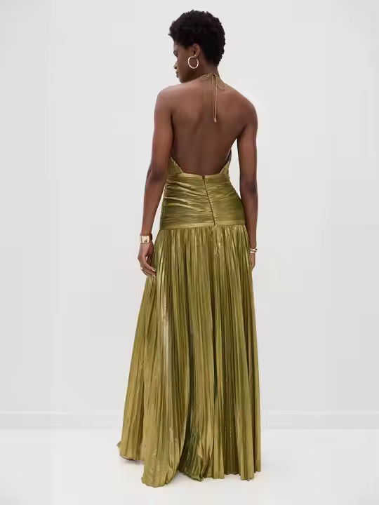 2025 Strapless Lace-Up Maxi Dress. Queen D LA Store