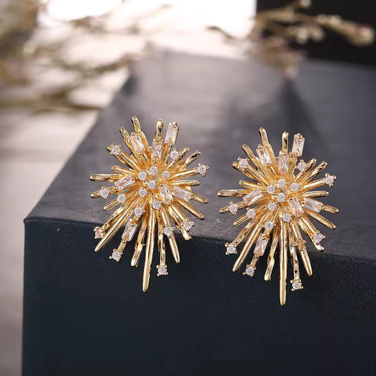 Firework Flower Earring. Queen D LA