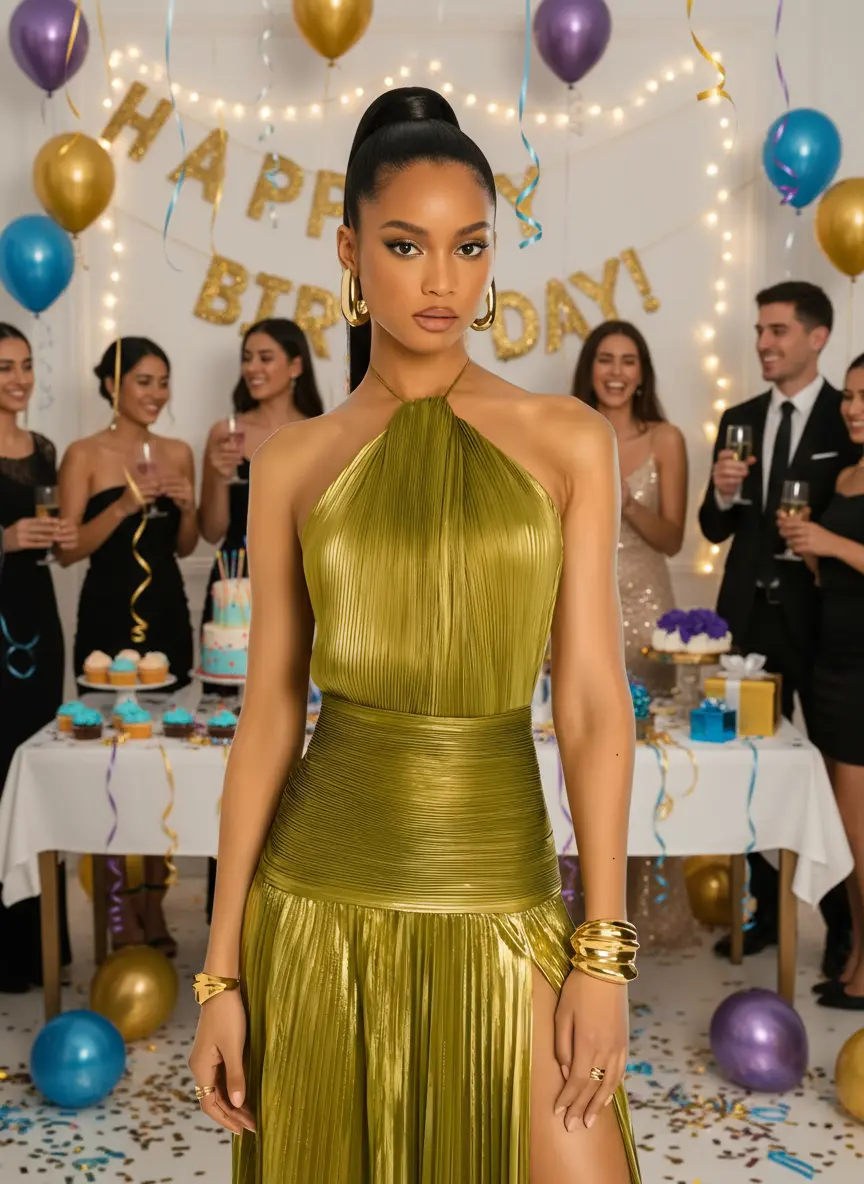 2025 Strapless Lace-Up Maxi Dress Queen D LA Store